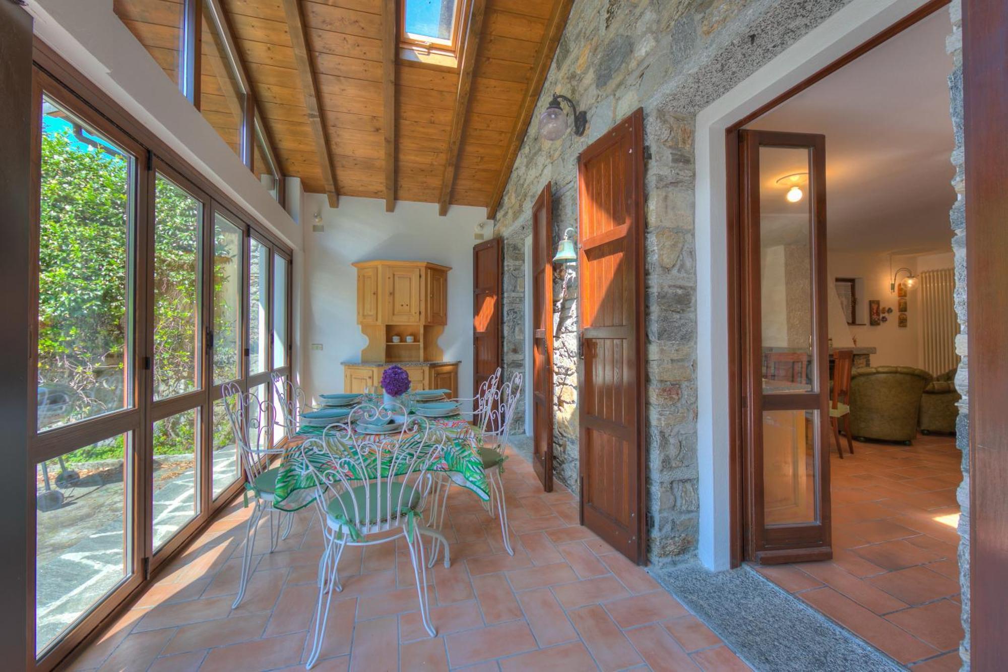Villa Il Castagno Few Min From Beach - Happy Rentals Castelveccana Exterior photo