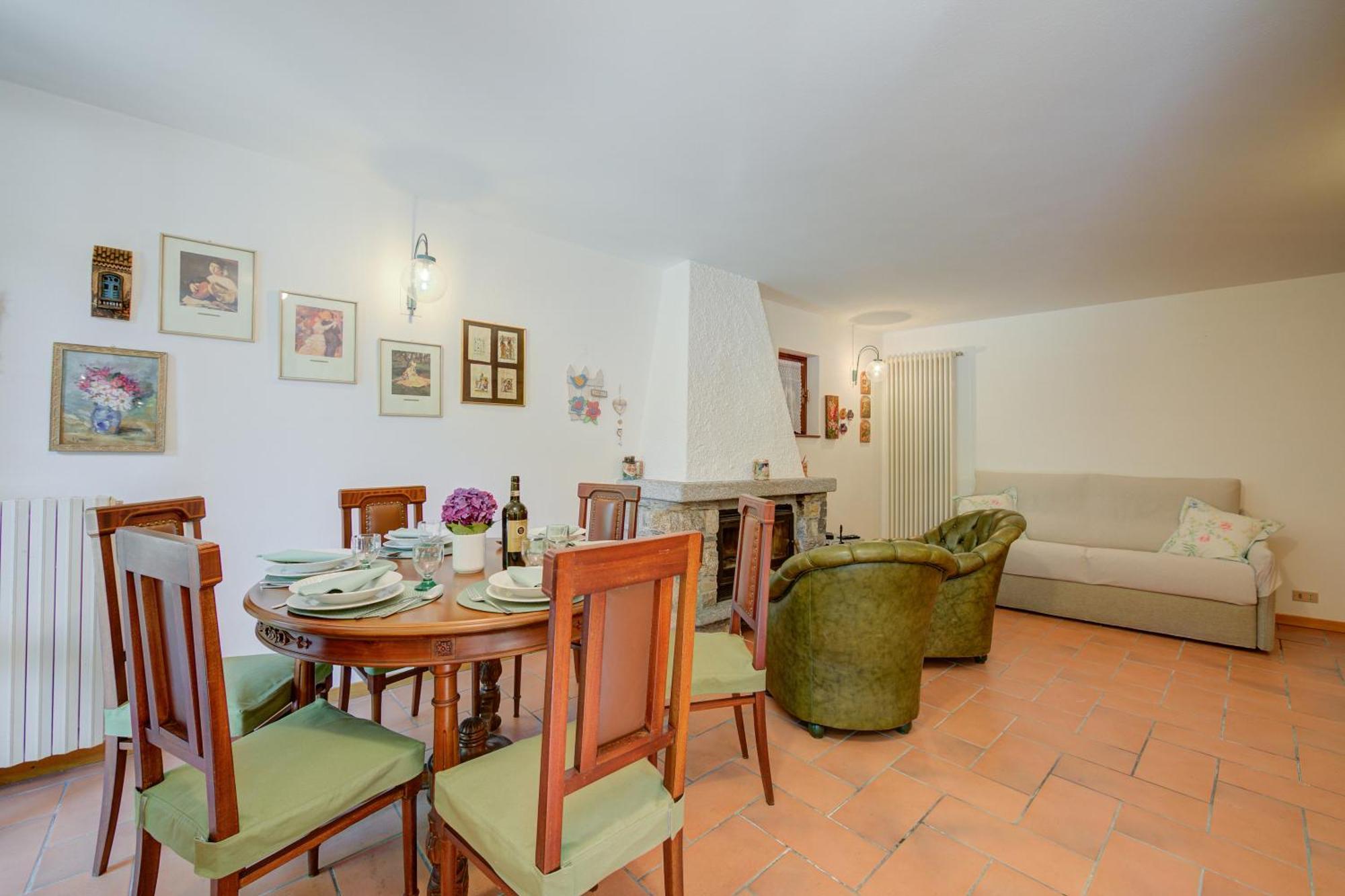 Villa Il Castagno Few Min From Beach - Happy Rentals Castelveccana Exterior photo